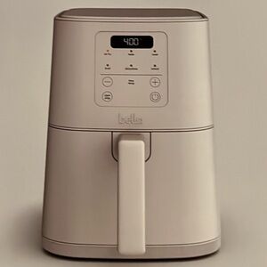 Bella Slim Air Fryer Oatmilk Small Beige Modern Minimalist Kitchen Dorm Room